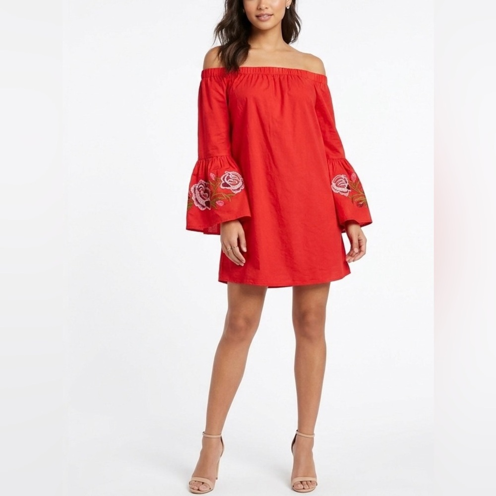 Dress Feathers Red Garment made in india